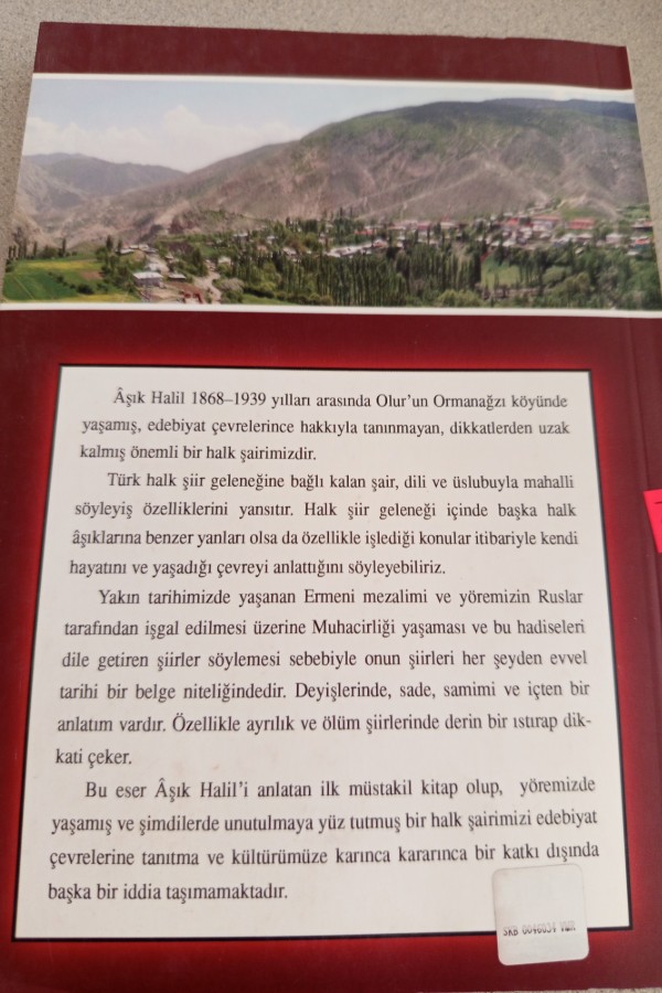 OLUR HALK ŞAIRLERINDEN ÂŞIK HALIL