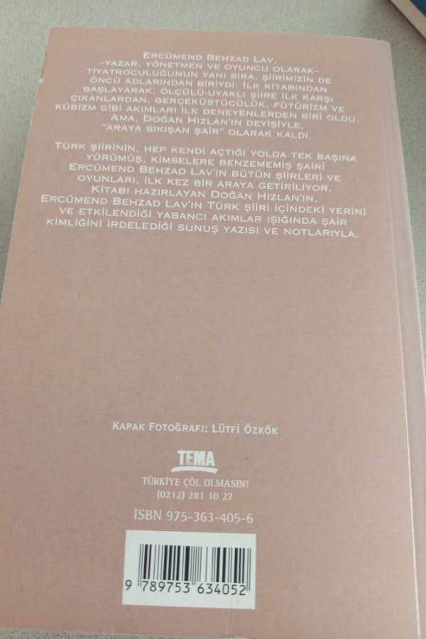 ERCÜMEND BEHZAND LAV BÜTÜN ESERLERI