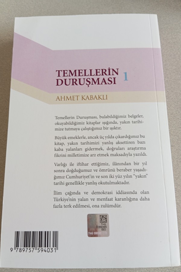 TEMELLERIN DURUŞMASI