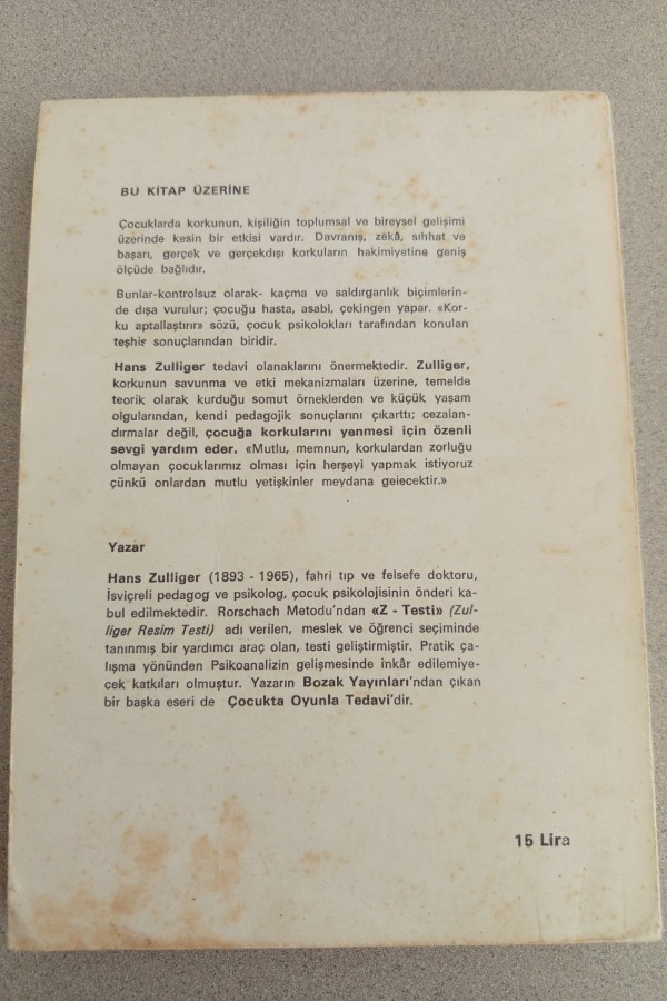ÇOCUKLARIMIZIN KORKULARI