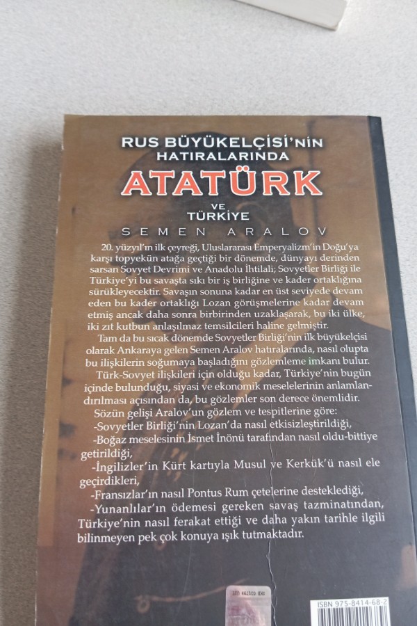 RUS BÜYÜKELÇISININ HATIRALARINDA ATATÜRK VE TÜRKIYE